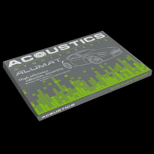 Виброизоляция Acoustics Alumat 700*500*1,6 2