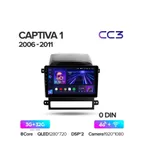 Штатная магнитола Teyes CC2 PLUS 3+32 Gb Chevrolet Captiva 1 (F1) (0 Din) 2006-2011 6