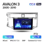 Штатная магнитола Teyes CC2 PLUS 3+32 Gb Toyota Avalon 3 (0 Din) 2005-2010 2