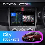 Штатна магнітола Teyes CC3 2k 3+32 Gb Honda City 2008-2013 10"