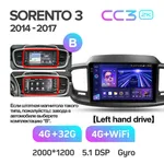 Штатна магнітола Teyes CC3 2k 3+32 Gb Kia Sorento 3 2014-2017 (B) 10" 2