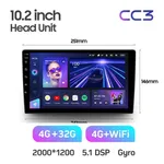 Штатна магнітола Teyes CC3 2k 3+32 Gb Renault Clio 4 BH98 KH98 2016-2019 10" 6