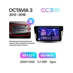 Штатная магнитола Teyes CC3 2k 3+32 Gb Skoda Octavia 3 A7 2013-2018 (B) 6