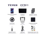 Штатная магнитола Teyes CC3 2k 4+32 Gb Audi A6 2 1997-2004, S6 2 1999-2004, RS6 1 2002-2006 8