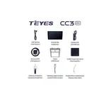 Штатна магнітола Teyes CC3 2k 4+32 Gb Chery A5 A21 2006-2010, Cowin 3 A21 2010-2011, Vortex Estina 2008-2012 3