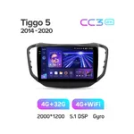 Штатна магнітола Teyes CC3 2k 4+32 Gb Chery Tiggo 5 2014-2018 10" 6