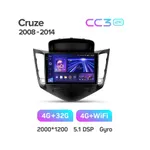 Штатна магнітола Teyes CC3 2k 4+32 Gb Chevrolet Cruze J300 2008-2014 6