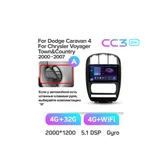 Штатна магнітола Teyes CC3 2k 4+32 Gb Dodge Caravan 4, Chrysler Voyager RG RS, Town&Country RS 2000-2007 (A) 10" 3