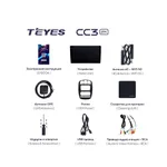 Штатна магнітола Teyes CC3 2k 4+32 Gb Dodge Caravan 4, Chrysler Voyager RG RS, Town&Country RS 2000-2007 (B) 10" 7