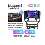 Штатна магнітола Teyes CC3 2k 4+32 Gb Ford Mustang VI S550 (F2) 2014-2021 6