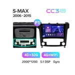 Штатная магнитола Teyes CC3 2k 4+32 Gb Ford S-MAX 1 2006-2015 (F1) 2