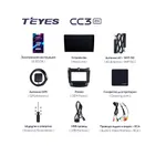 Штатна магнітола Teyes CC3 2k 4+32 Gb Honda Accord 7 CM UC CL 2005-2008 7