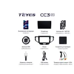 Штатна магнітола Teyes CC3 2k 4+32 Gb Honda Accord 8 2008-2012 4