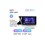 Штатна магнітола Teyes CC3 2k 4+32 Gb Honda City 2014-2017 (A) 10" 3