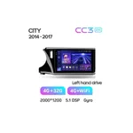 Штатна магнітола Teyes CC3 2k 4+32 Gb Honda City 2014-2017 (B) 10" 3