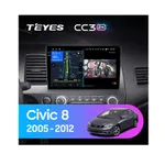 Штатна магнітола Teyes CC3 2k 4+32 Gb Honda Civic 8 FK FN FD 2005-2012 10"