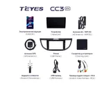 Штатная магнитола Teyes CC3 2k 4+32 Gb Honda CR-V 4 RM RE (9 inch) 2011-2018 (B) 3