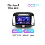 Штатна магнітола Teyes CC3 2k 4+32 Gb Hyundai Elantra 4 HD 2006-2012 3