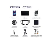 Штатна магнітола Teyes CC3 2k 4+32 Gb Hyundai i10 2007-2013 5