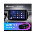 Штатна магнітола Teyes CC3 2k 4+32 Gb Hyundai Santa Fe 4 (ZYJ) 2018-2020 10"