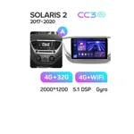 Штатная магнитола Teyes CC3 2k 4+32 Gb Hyundai Solaris 2 2017-2020 (A) 6