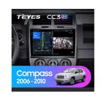 Штатна магнітола Teyes CC3 2k 4+32 Gb Jeep Compass 1 MK 2006-2010 10"