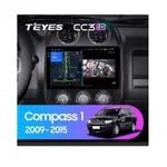Штатна магнітола Teyes CC3 2k 4+32 Gb Jeep Compass 1 MK 2009-2015 10"