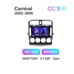 Штатна магнітола Teyes CC3 2k 4+32 Gb Kia Carnival UP GQ 2002-2006 6