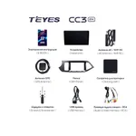 Штатна магнітола Teyes CC3 2k 4+32 Gb Kia Morning 2, Picanto 2011-2017 3