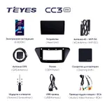 Штатная магнитола Teyes CC3 2k 4+32 Gb Lifan X50 2015-2019 2