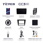 Штатная магнитола Teyes CC3 2k 4+32 Gb Mercedes-Benz E-Class S211 W211, CLS-Class C219 2002-2010 2