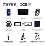 Штатна магнітола Teyes CC3 2k 4+32 Gb Mercedes-Benz ML GL ML350 GL320 X164 2005-2009 2