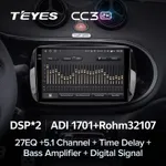 Штатна магнітола Teyes CC3 2k 4+32 Gb Mercedes-Benz Smart Fortwo 3 C453 A453 W453 2014-2020 6
