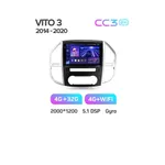 Штатная магнитола Teyes CC3 2k 4+32 Gb Mercedes-Benz Vito 3 W447 2014-2020 2