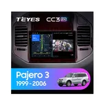 Штатна магнітола Teyes CC3 2k 4+32 Gb Mitsubishi Pajero 3 V70 V60 1999-2006 (BLACK)