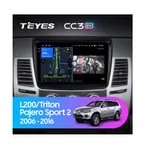Штатна магнітола Teyes CC3 2k 4+32 Gb Mitsubishi Pajero Sport 2 L200 Triton 2008-2016 (CAN BUS)