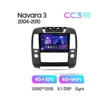 Штатна магнітола Teyes CC3 2k 4+32 Gb Nissan Navara 3 D40 2004-2010 6