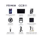 Штатна магнітола Teyes CC3 2k 4+32 Gb Nissan Qashqai 1 J10 2006-2013 7