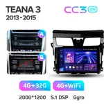 Штатная магнитола Teyes CC3 2k 4+32 Gb Nissan Teana J33 2013-2015 (A) 5