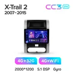 Штатна магнітола Teyes CC3 2k 4+32 Gb Nissan X-Trail 2 T31 2007-2015 10" 4