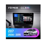 Штатна магнітола Teyes CC3 2k 4+32 Gb Peugeot 207 2006-2015