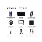 Штатна магнітола Teyes CC3 2k 4+32 Gb Porsche Cayenne 1 9PA 2002-2010 7