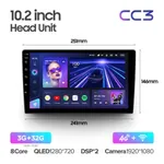 Штатна магнітола Teyes CC3 2k 4+32 Gb Renault Clio 4 BH98 KH98 2012-2015 2