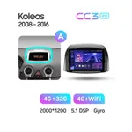 Штатная магнитола Teyes CC3 2k 4+32 Gb Renault Koleos 2008-2016 (A) 6