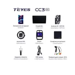 Штатна магнітола Teyes CC3 2k 4+32 Gb Renault KWID 2015-2019 3