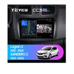Штатна магнітола Teyes CC3 2k 4+32 Gb Renault Logan 2 2012-2022, Sandero 2 2013-2022 (F2) (A)