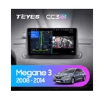 Штатная магнитола Teyes CC3 2k 4+32 Gb Renault Megane 3 2008-2014 (одна коса)