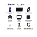 Штатна магнітола Teyes CC3 2k 4+32 Gb Subaru Forester 5 2018-2021 5