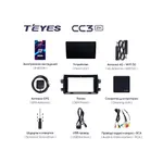 Штатна магнітола Teyes CC3 2k 4+32 Gb Suzuki SX4 1 2006-2014 2