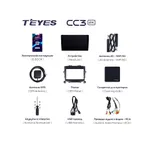 Штатна магнітола Teyes CC3 2k 4+32 Gb Toyota Alphard H20 2008-2014 2